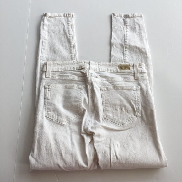 PAIGE 'Indio Zip'‎ Skinny Stretch Jeans Size 26 - Picture 5 of 10